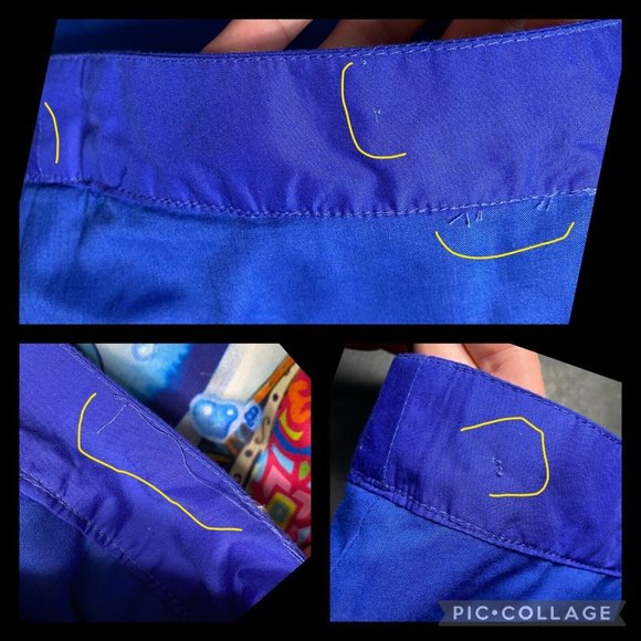 Rosalita McGee M Floral Patterned Artsy Abstract Pom Pom Accented Skirt - Picture 10 of 12